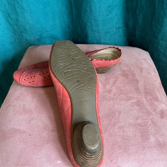 Pink leather Slides size 39/US 8 - Picture 3 of 4